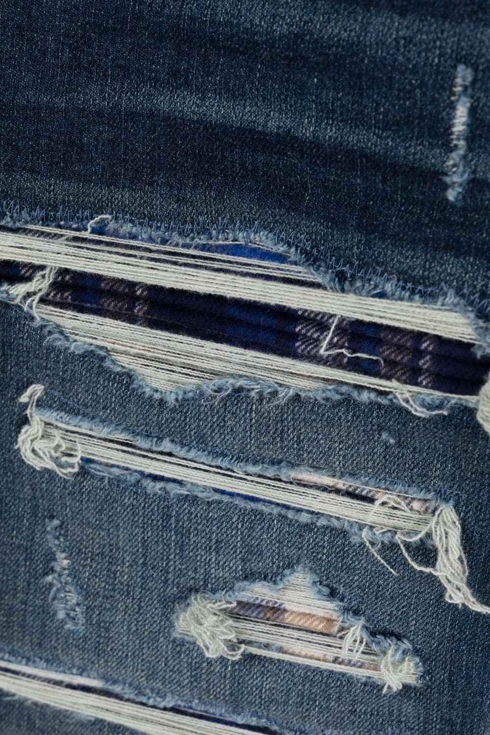 distressed slim-fit jeans - 6
