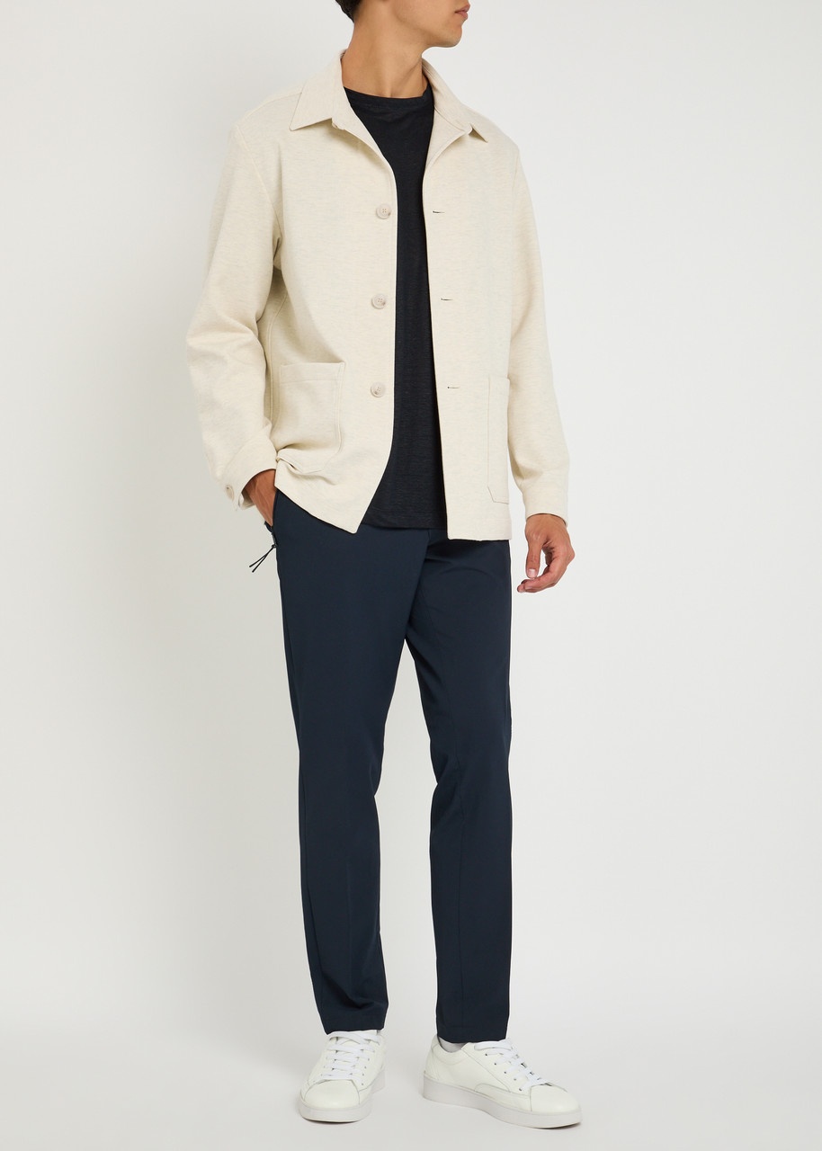 Boss Mélange-knit Cotton-blend Jacket - 4