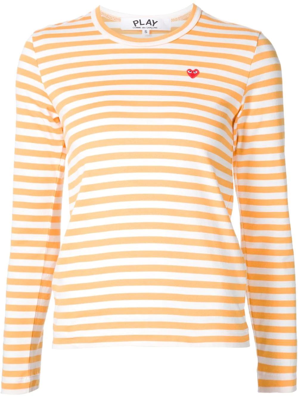 mini-heart striped T-shirt - 1