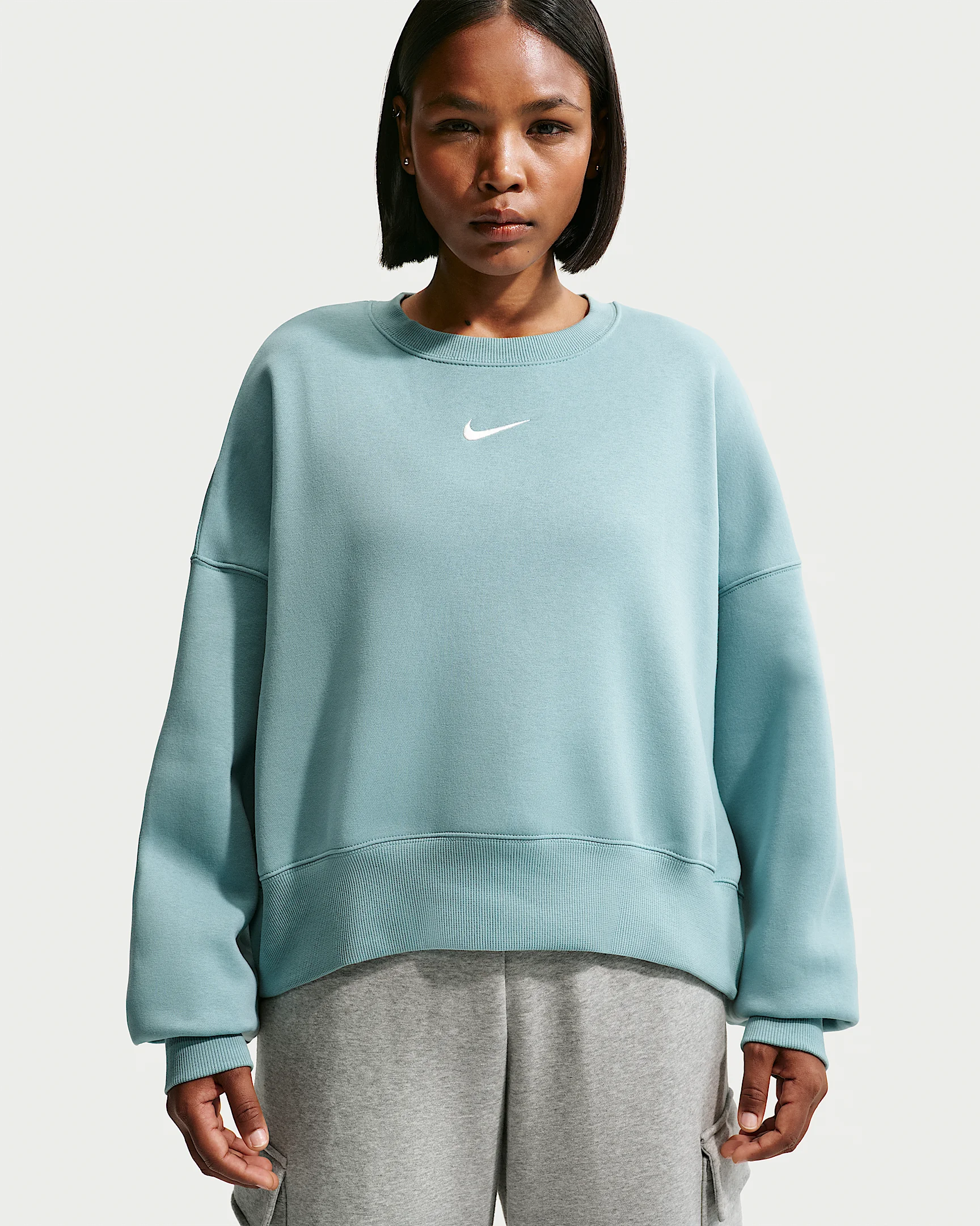 Nike Sportswear Phoenix Fleece Women's Oversize Crew-Neck 스웨터 - 1
