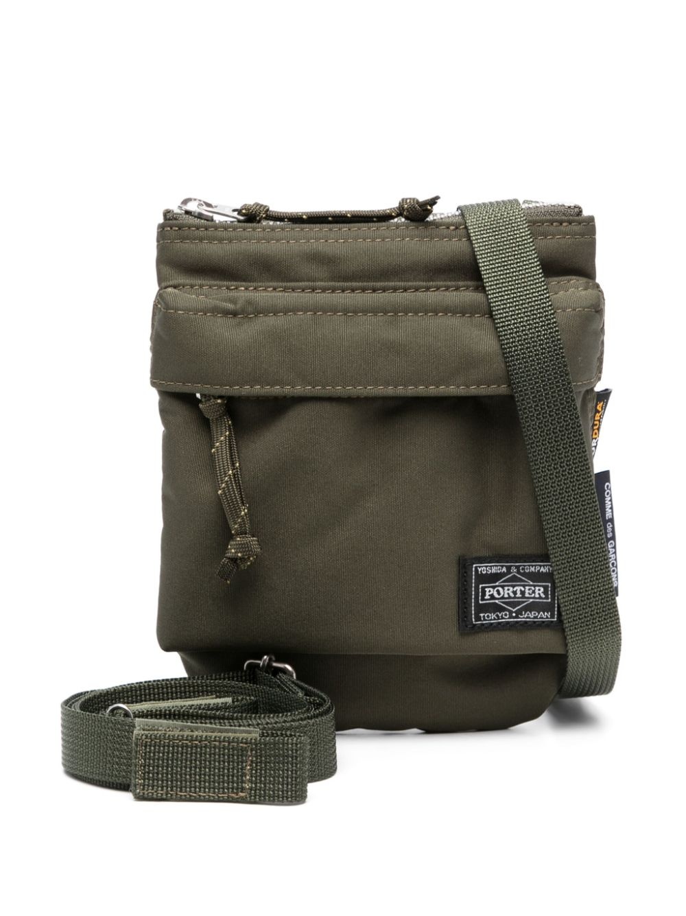 logo-patch messenger bag - 6