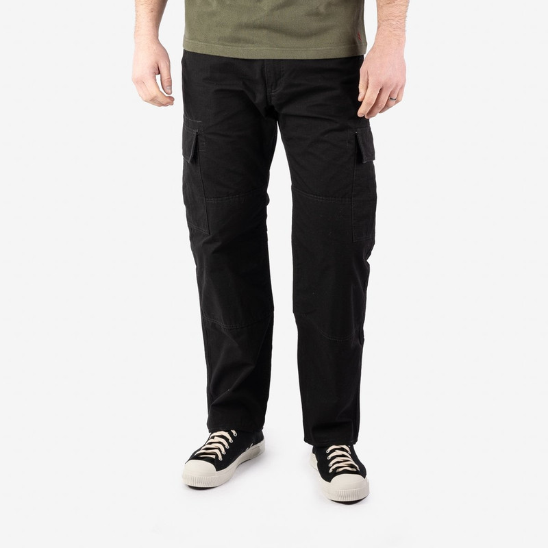 Iron Heart IH-734-BLK 8oz Ripstop Cargo - Black outlook