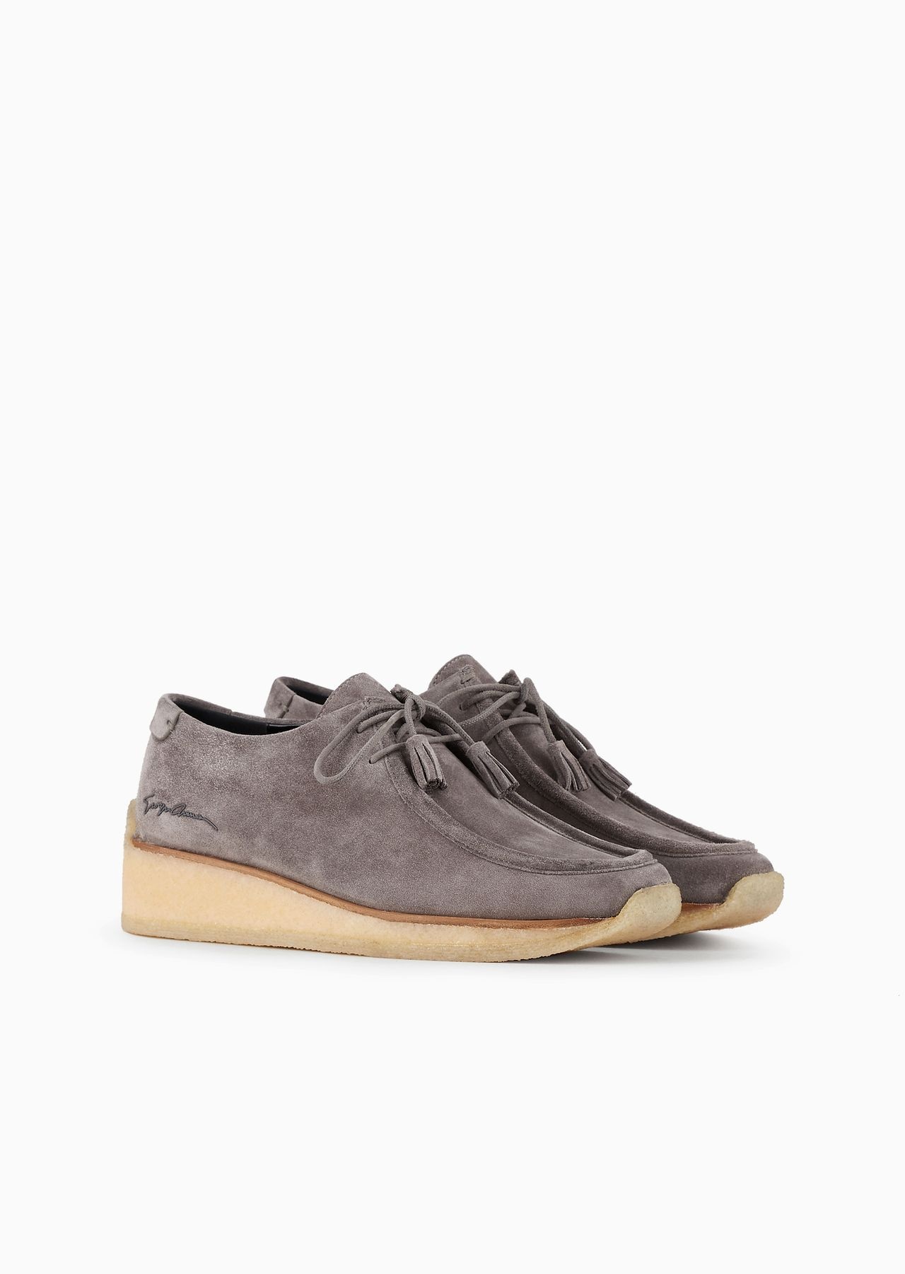 Silk velour lace-ups - 2