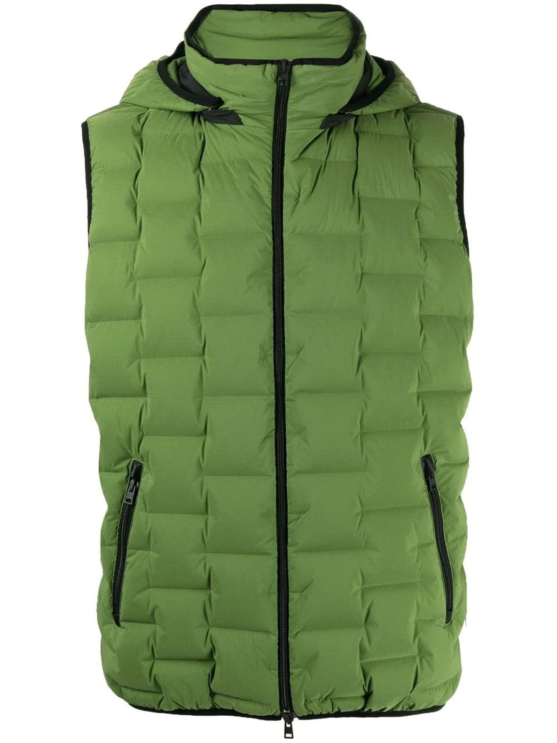 detachable hood padded gilet 1