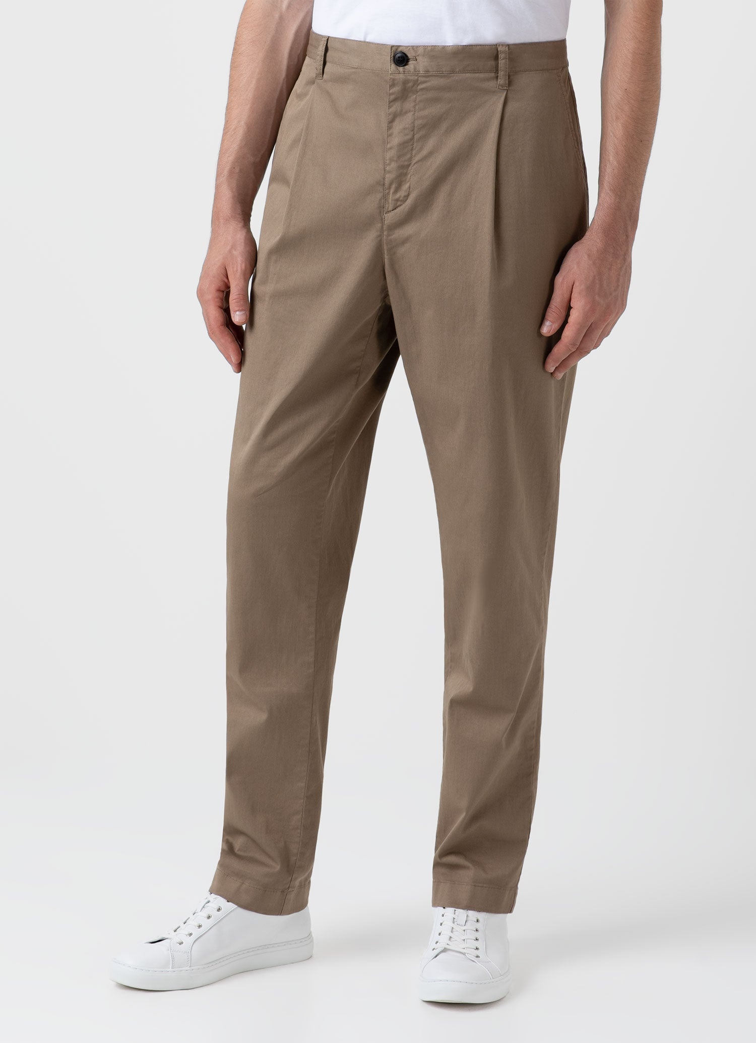 Pleated Twill Trouser - 2