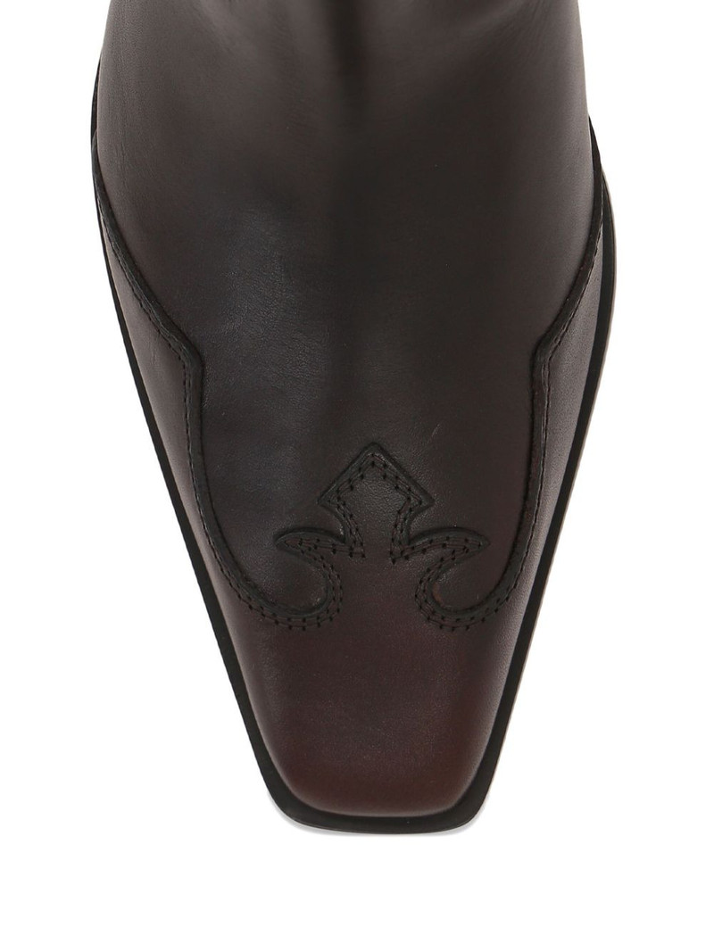50mm Bettina square-toe boots 4