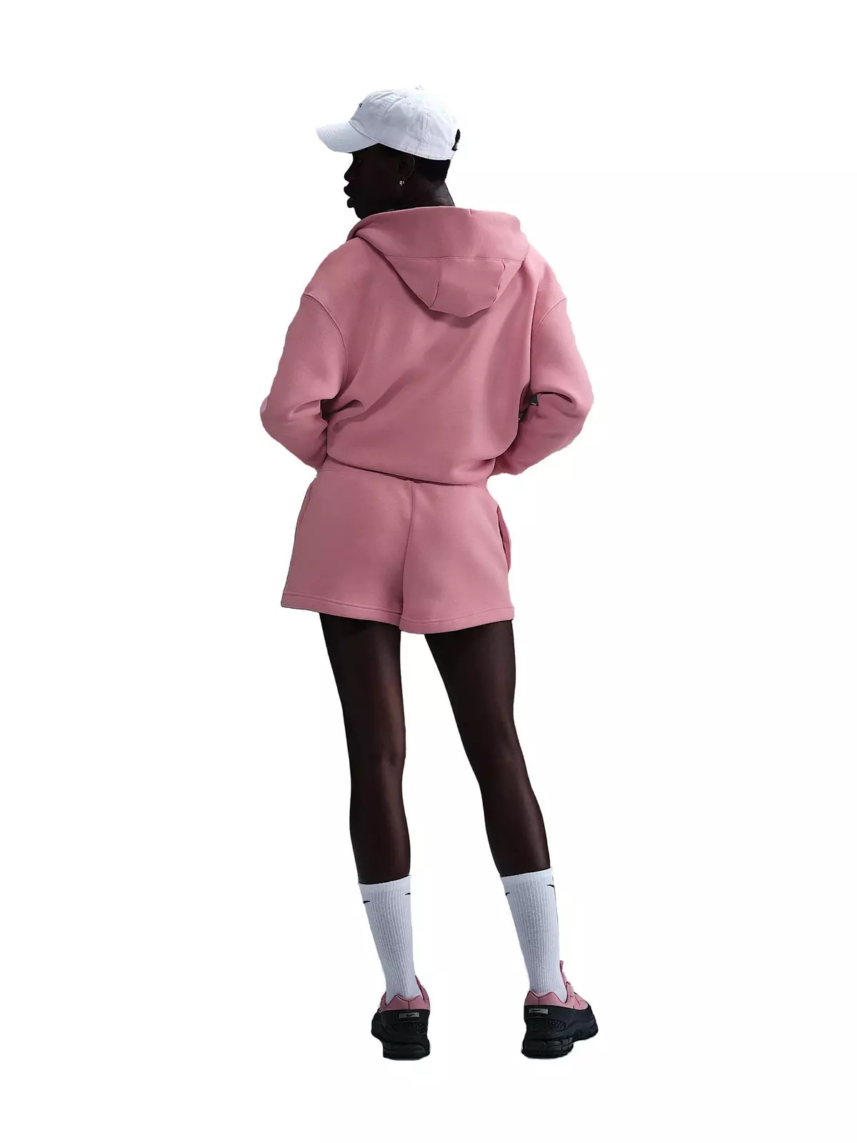 Women's Sportswear Phoenix Fleece High-Waisted Loose Shorts - Pink - 4