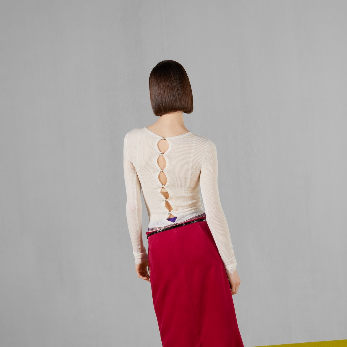Extra fine wool crewneck top - 7