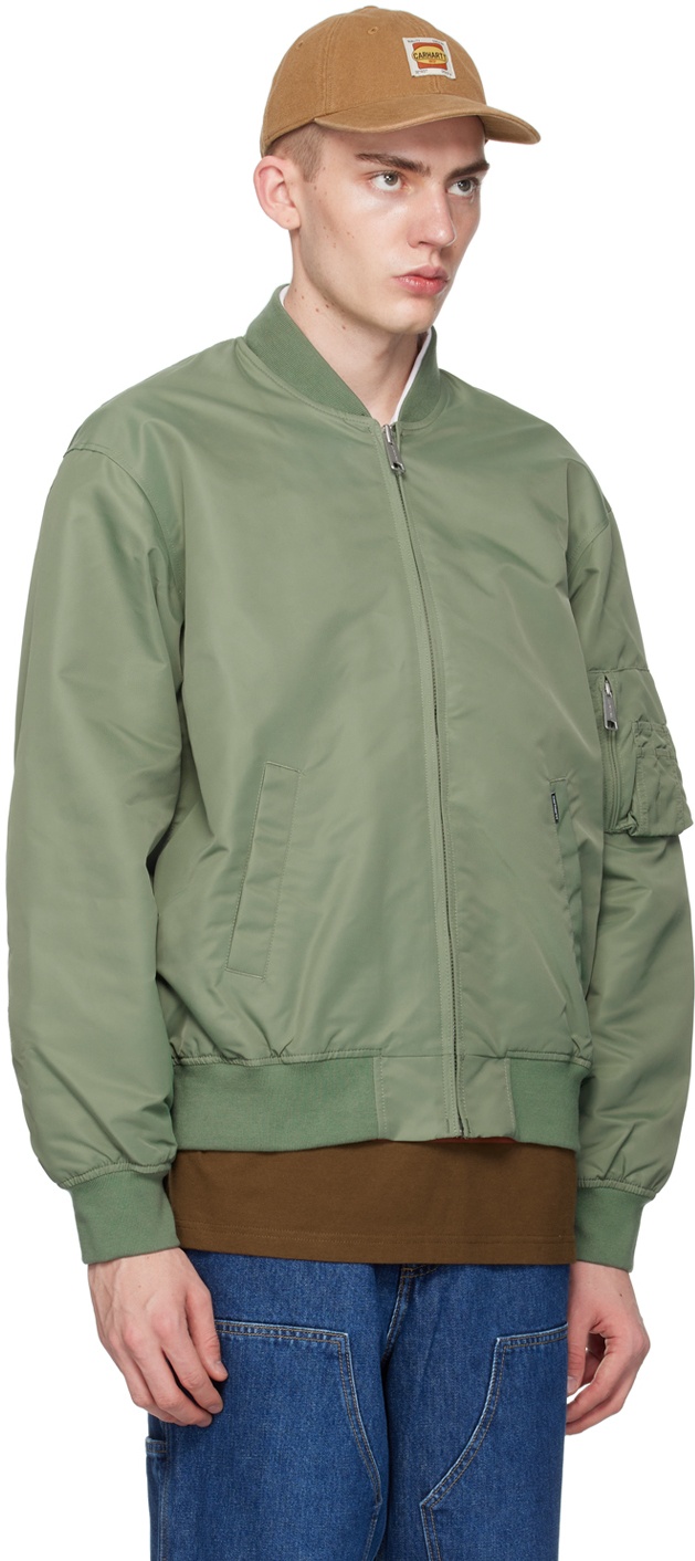Green Otley Bomber Jacket - 4