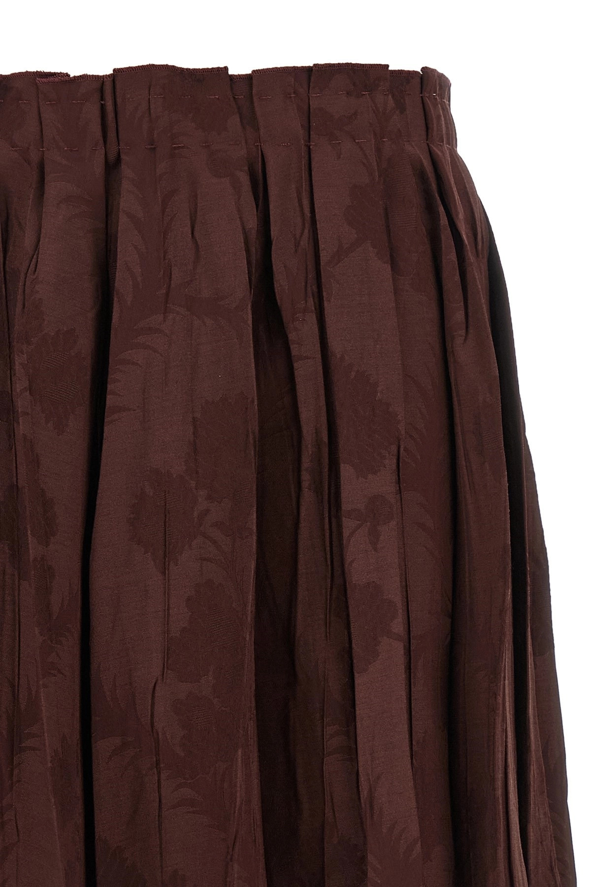 Jacquard floral patterned skirt - 3