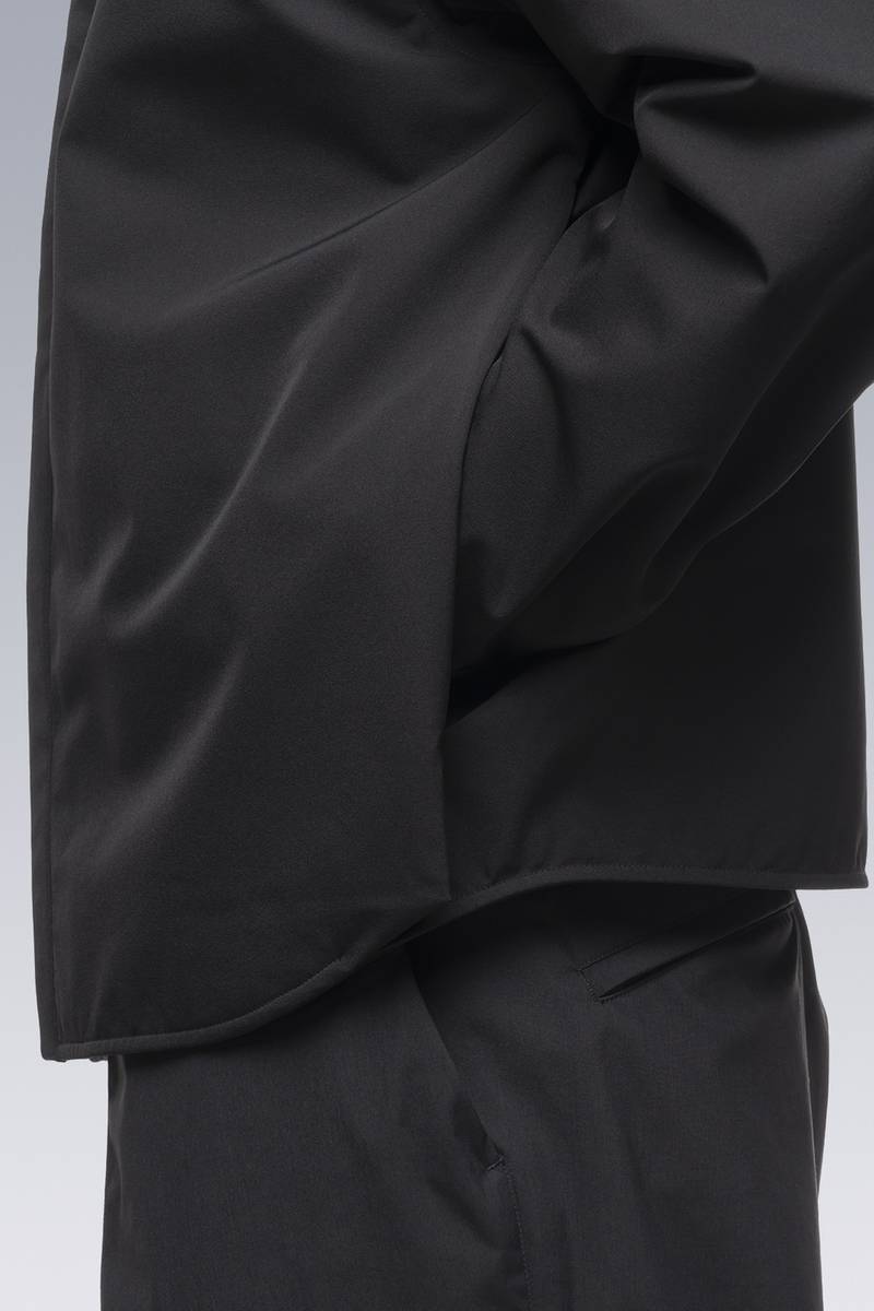 LA10-DS schoeller® Dryskin™ Press Button Shirt Jacket Black 17