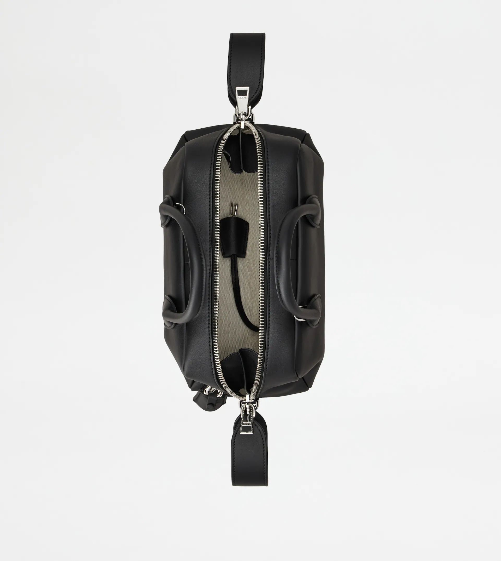 TOD'S DARSENA IN LEATHER SMALL - BLACK - 5