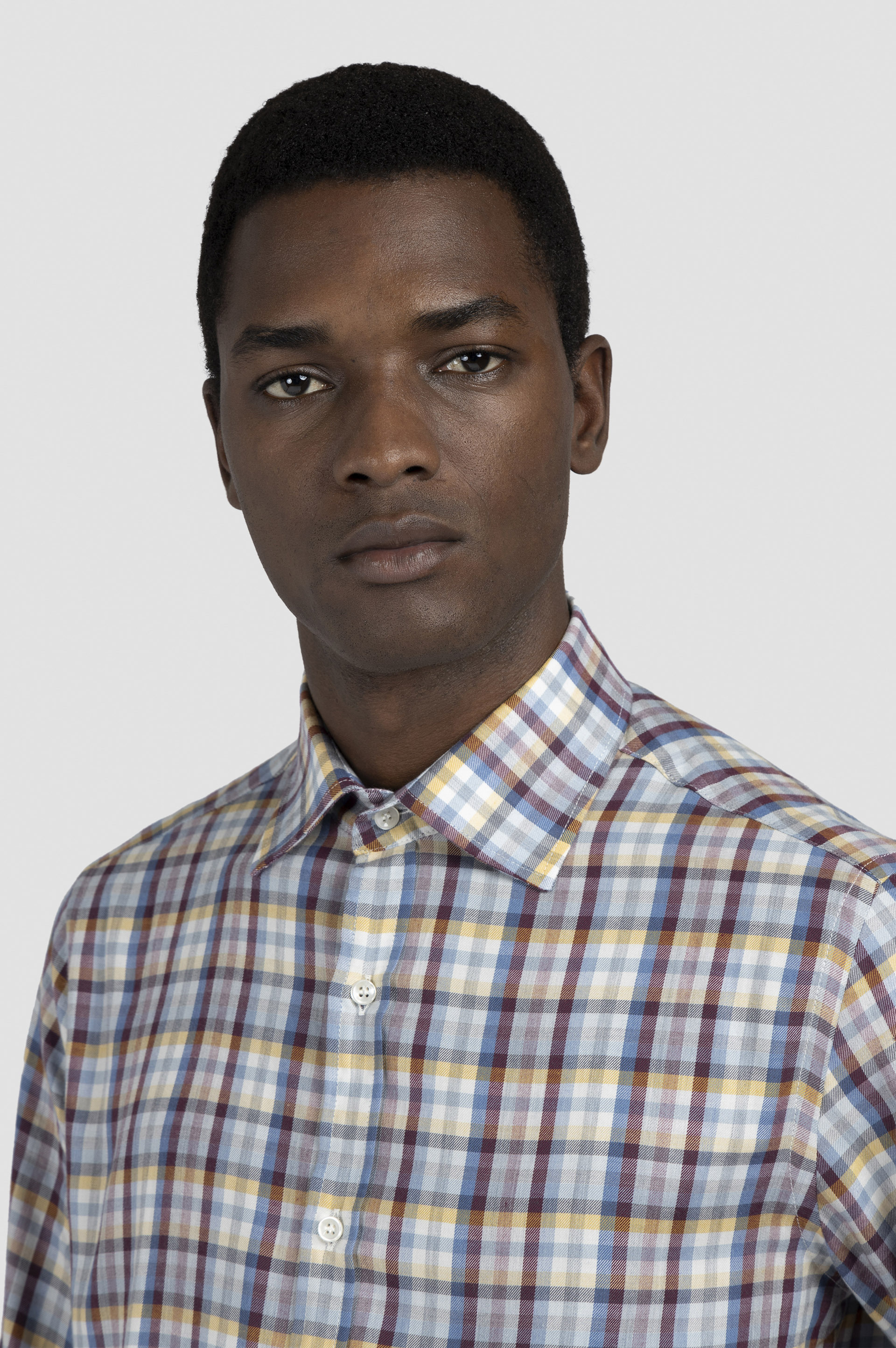 X-SOFT SHIRT WITH CHECKERED PATTERN - 4