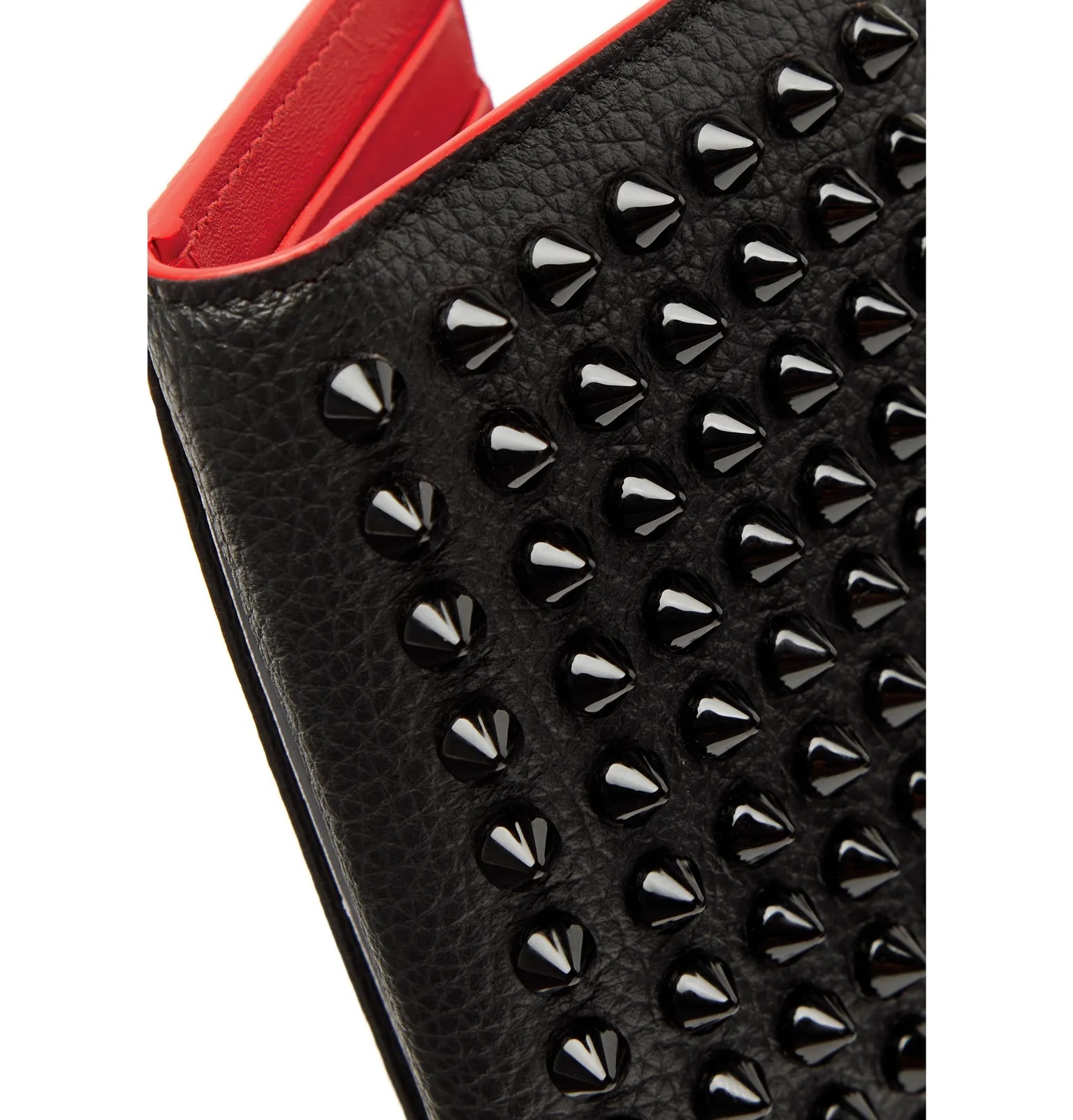 Studded Full-Grain Leather Cardholder - 4