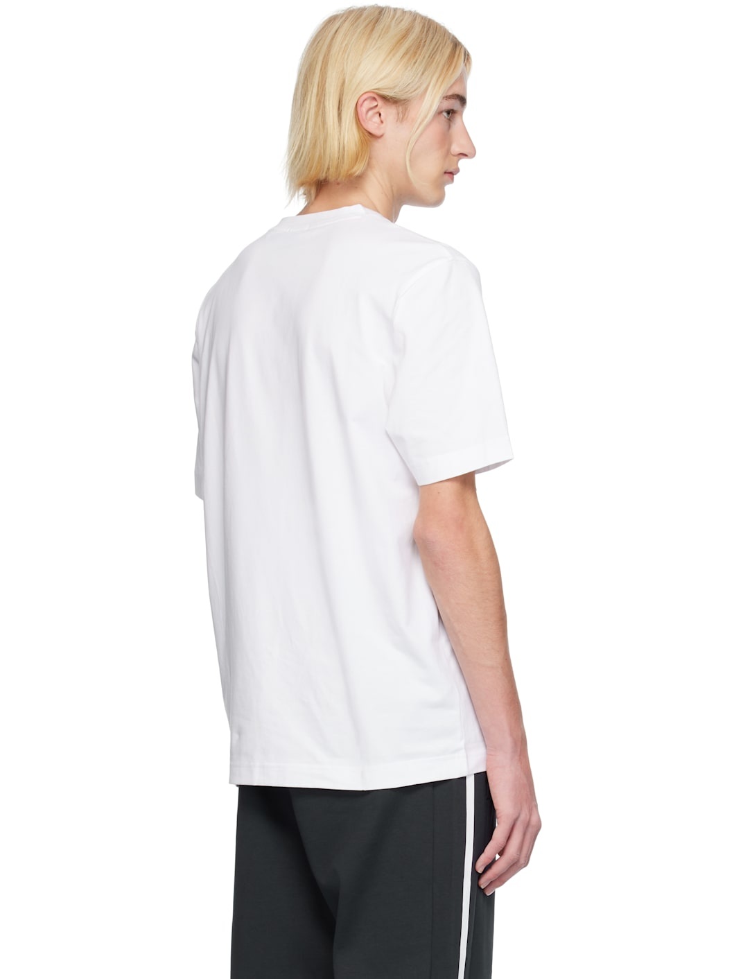 White Relaxed-Fit T-shirt - 3