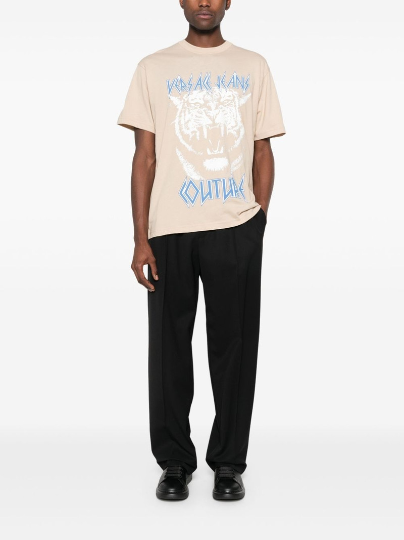 VERSACE JEANS COUTURE logo-print T-shirt outlook