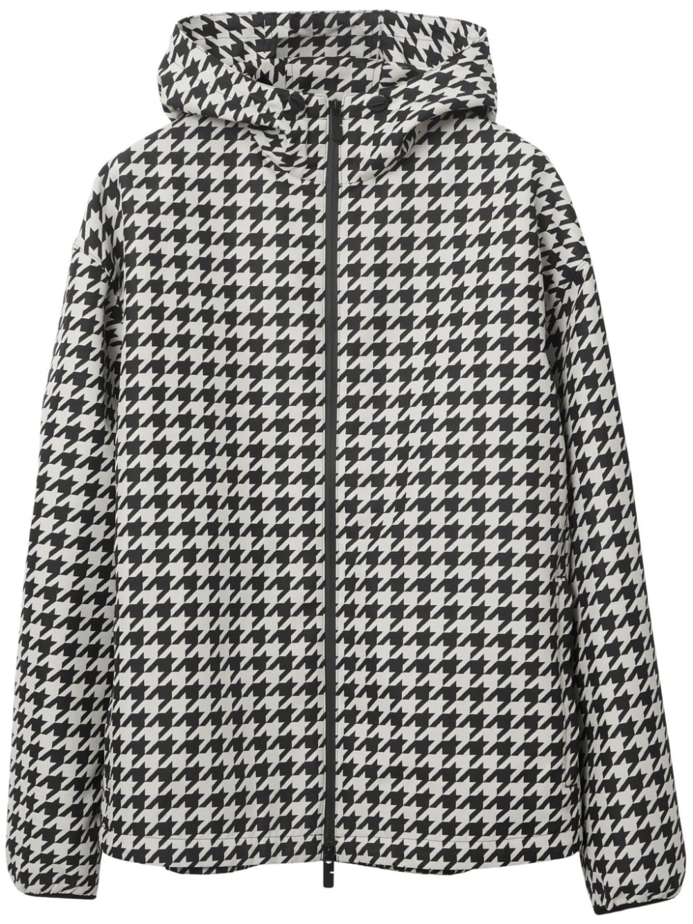 Equestrian Knight-print hooded jacket - 1