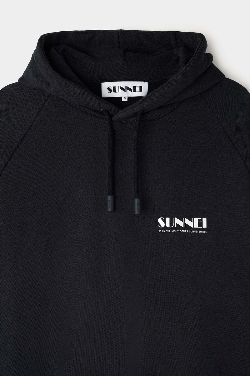 EMBROIDERED BIG LOGO HOODIE / blue SUNNEI 6