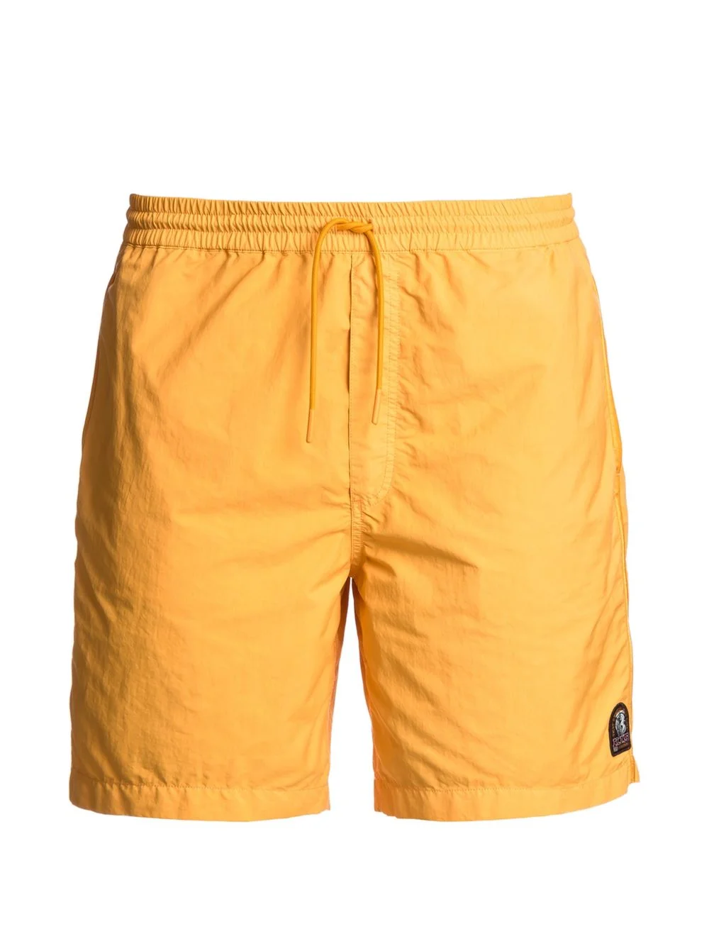 logo-patch swim shorts - 1
