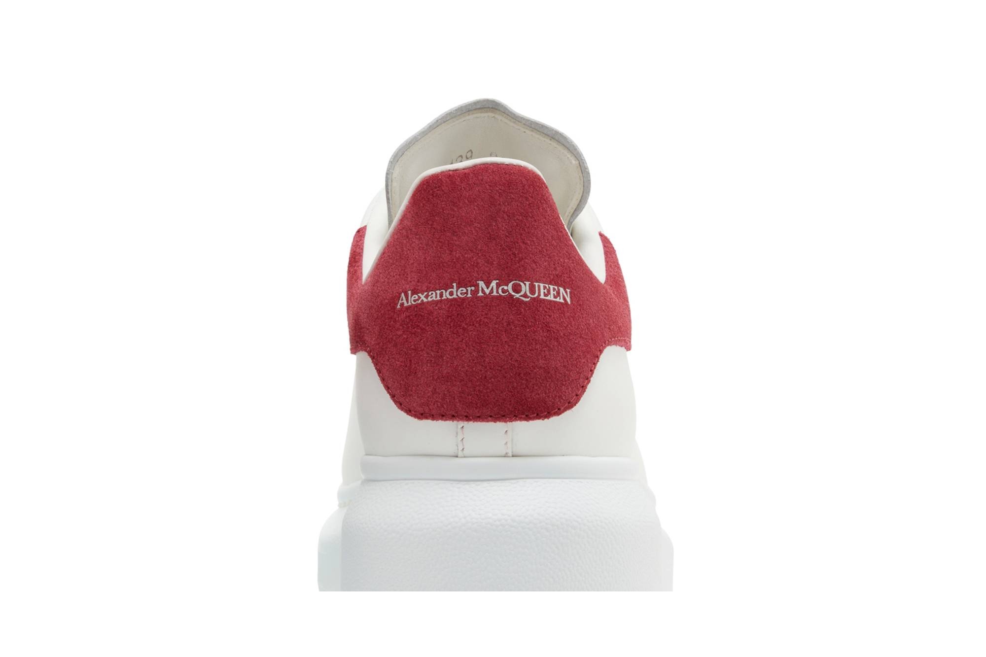 Alexander McQueen Wmns Oversized Sneaker 'White Cherry' - 7