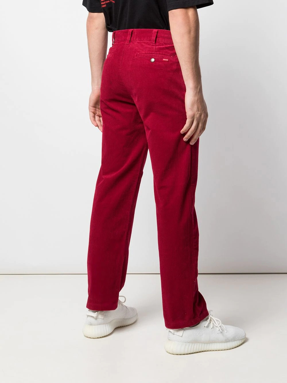 corduroy work trousers - 4