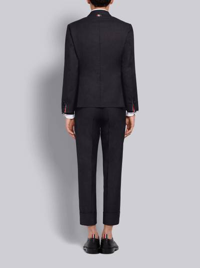 Thom Browne Charcoal Super 120's Wool Twill Classic Suit outlook