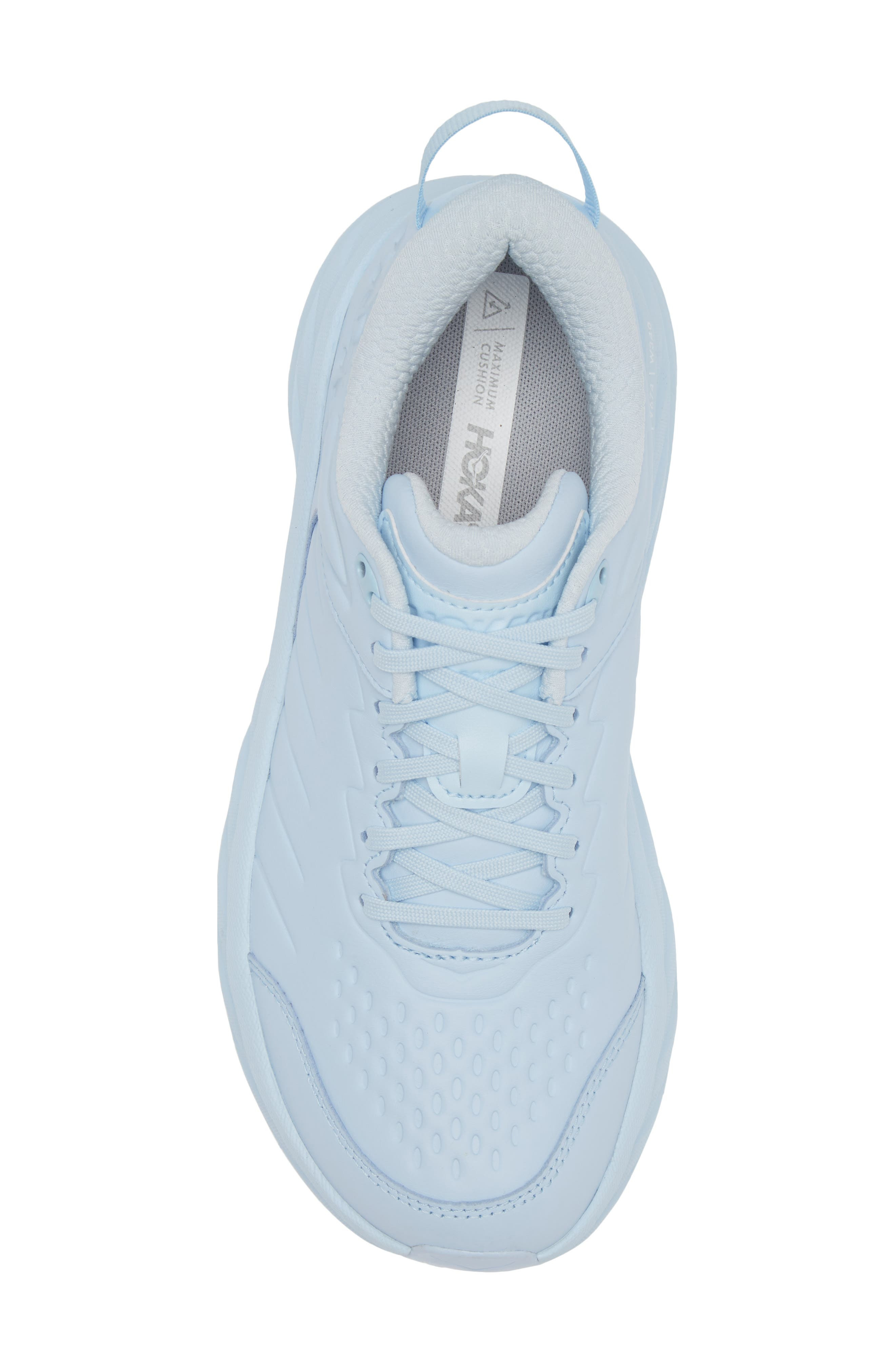 HOKA Bondi SR Water Resistant Running Shoe in Ice Water /Ice Water at Nordstrom - 5