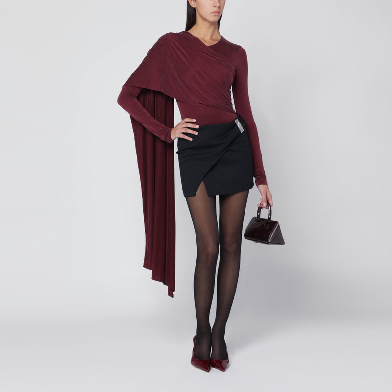 THE ANDAMANE Xenia rouge noir bodysuit outlook