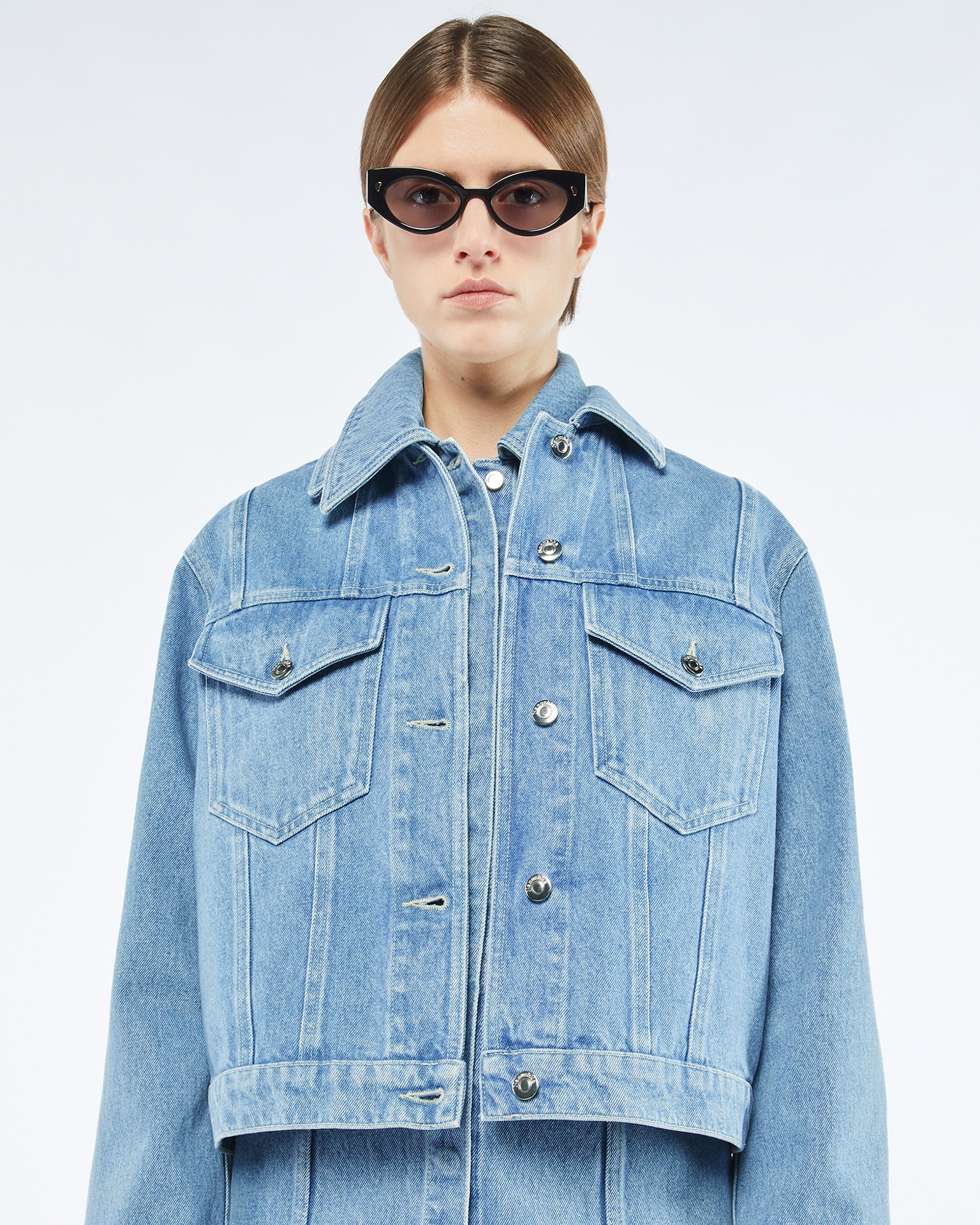 MAREN - Denim jacket - Eco light wash - 4