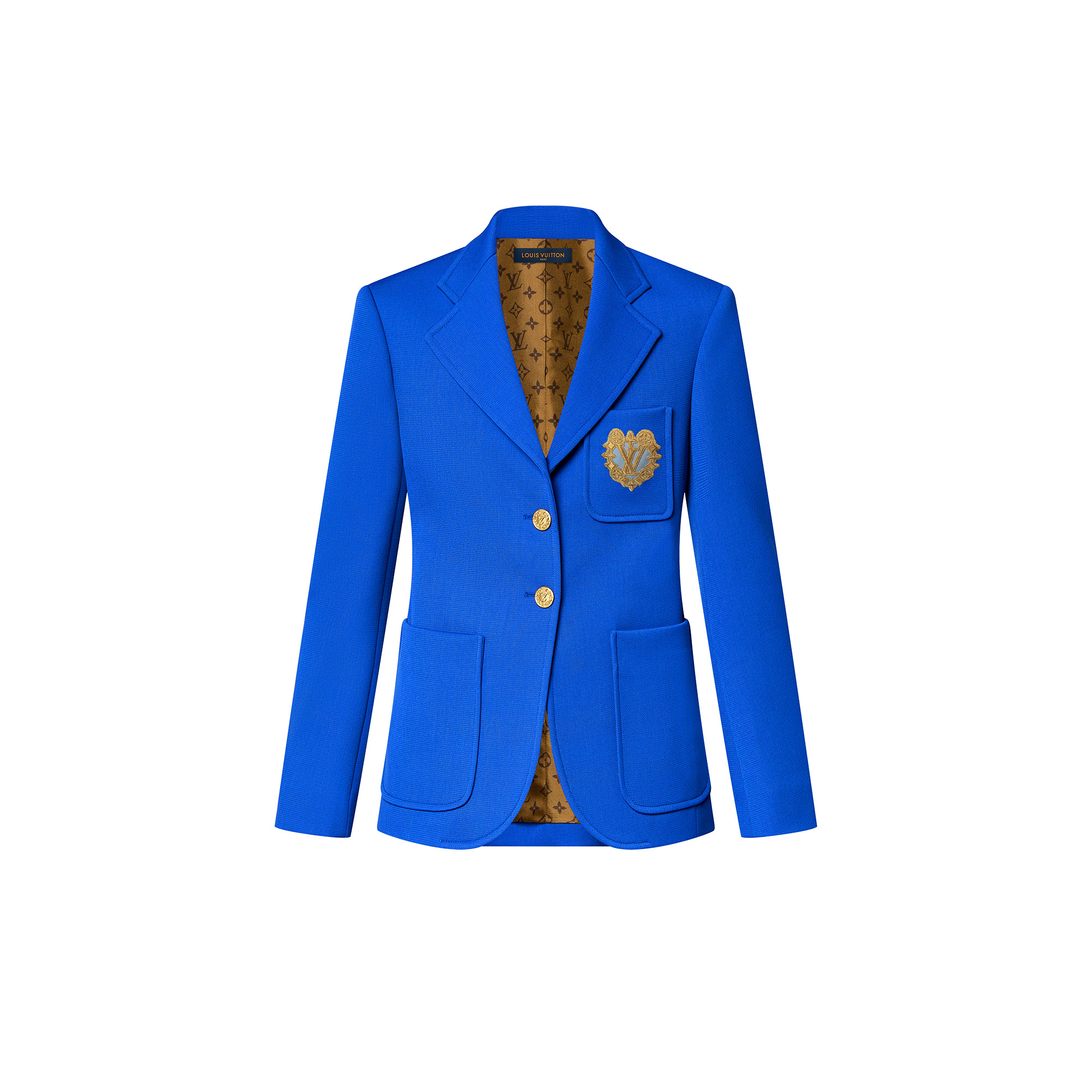 Electric Blue Preppy Blazer - 1