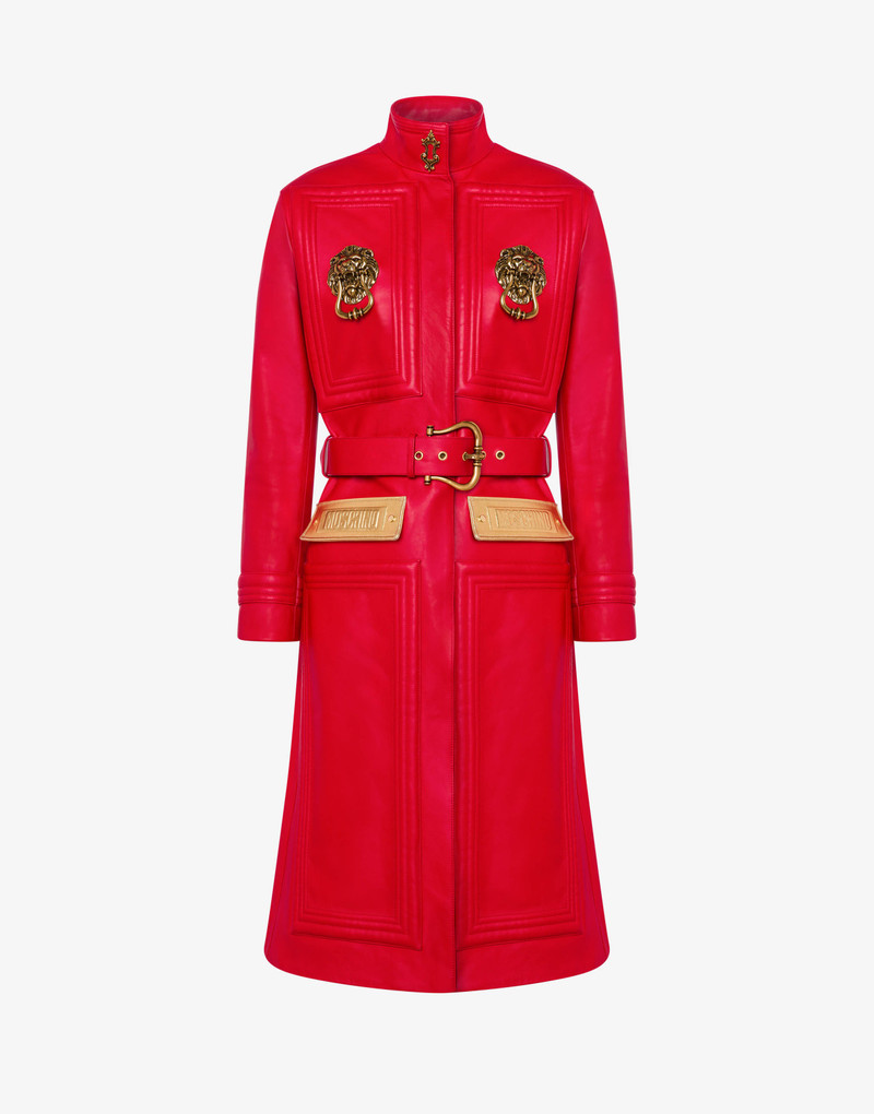 BAROQUE FURNISHINGS NAPPA LEATHER COAT 1