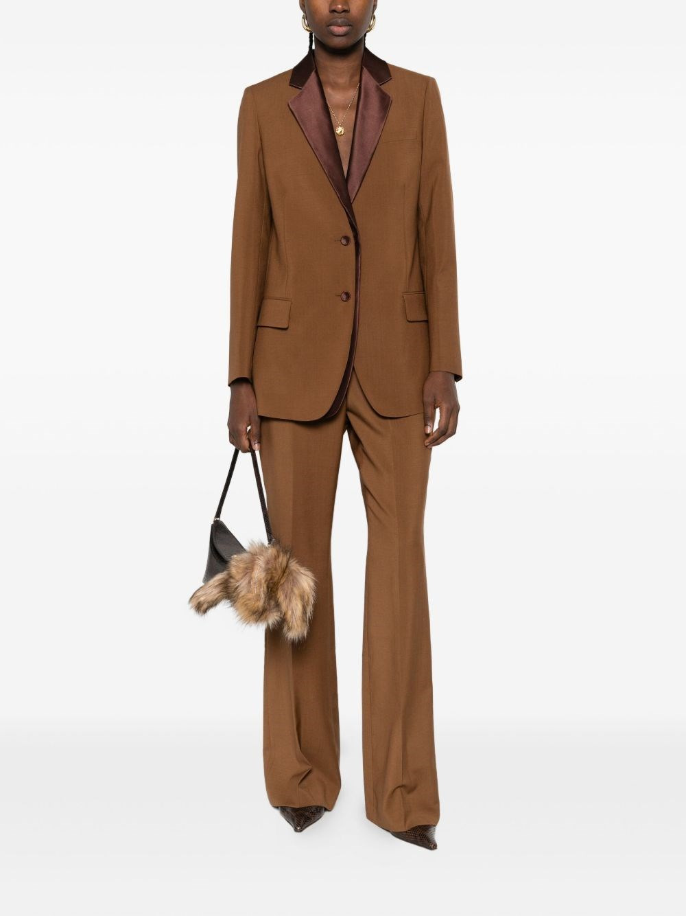 Wool single-breasted jacket - 5