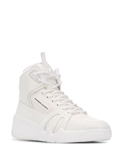 Giuseppe Zanotti leather high top trainers outlook