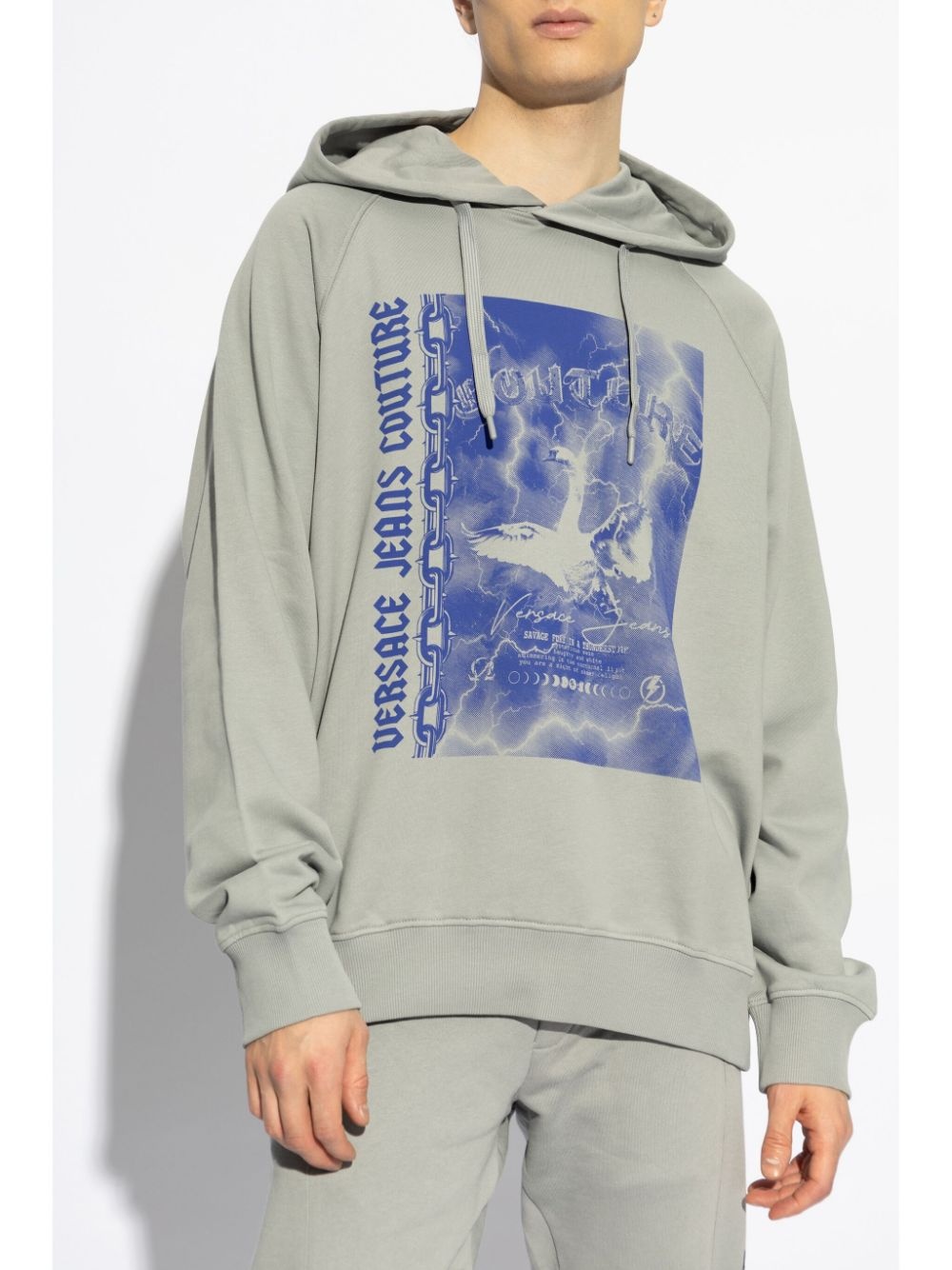 Swan logo hoodie - 3