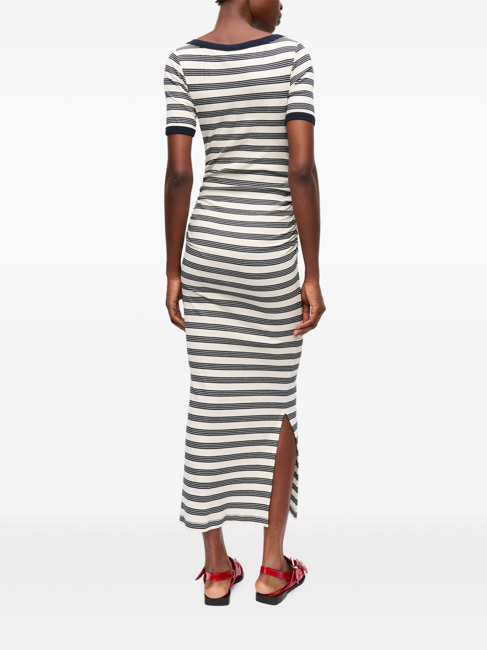 striped T-shirt dress - 3