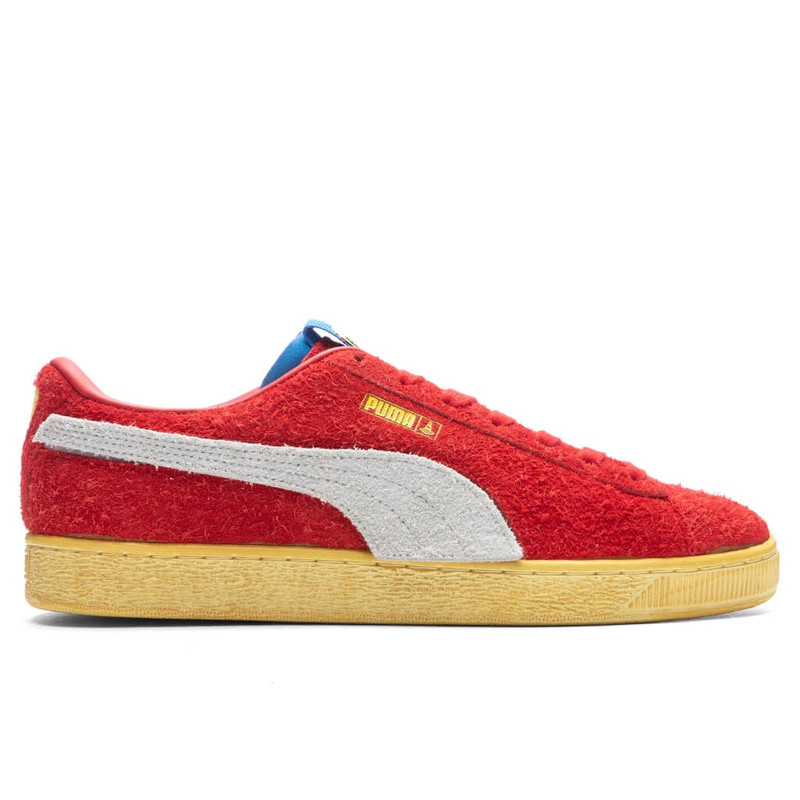 PUMA X JOSHUA VIDES FERRARI SUEDE - WHITE/BLACK - 1