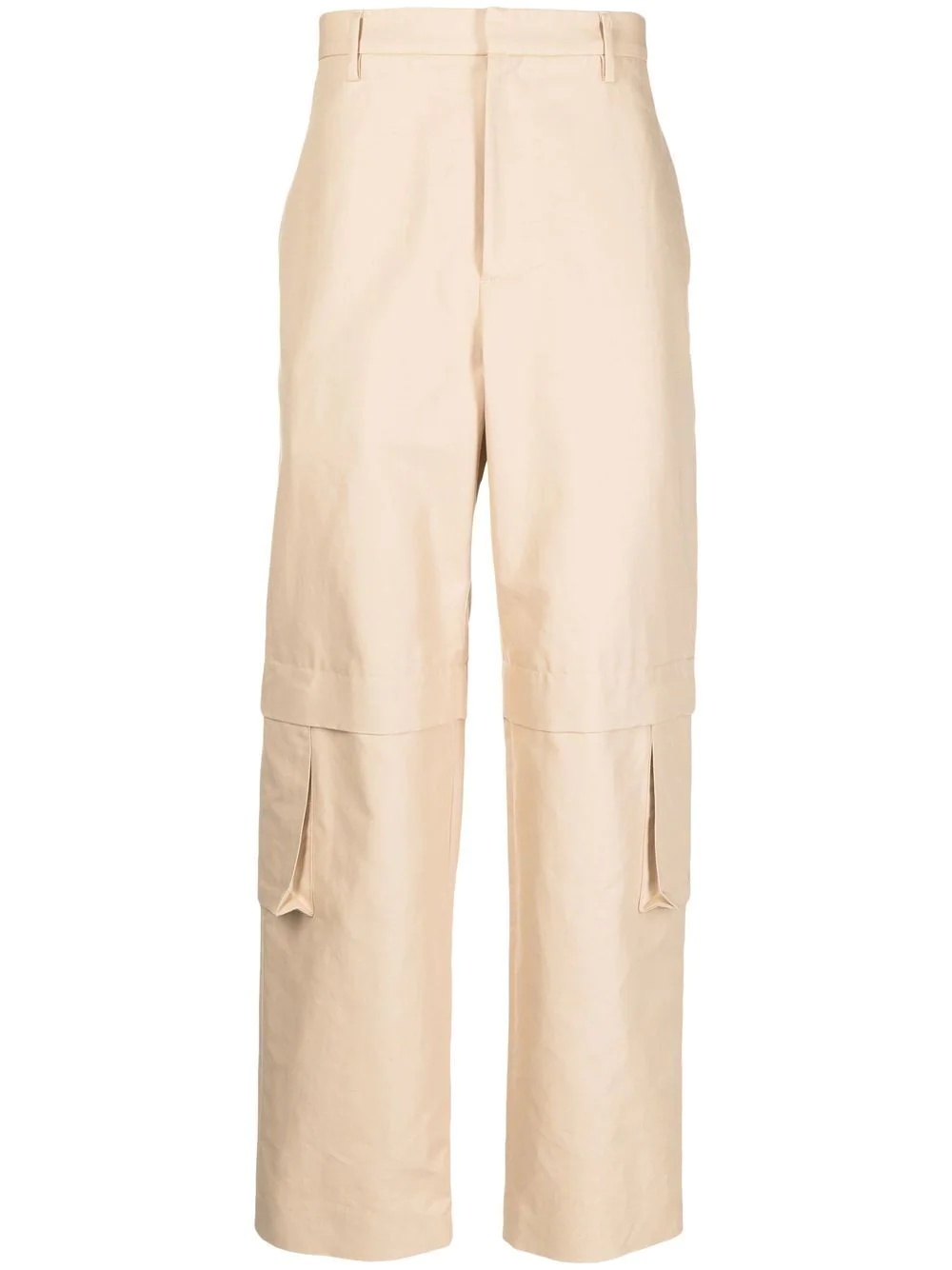 Worker straight-leg cargo trousers - 1