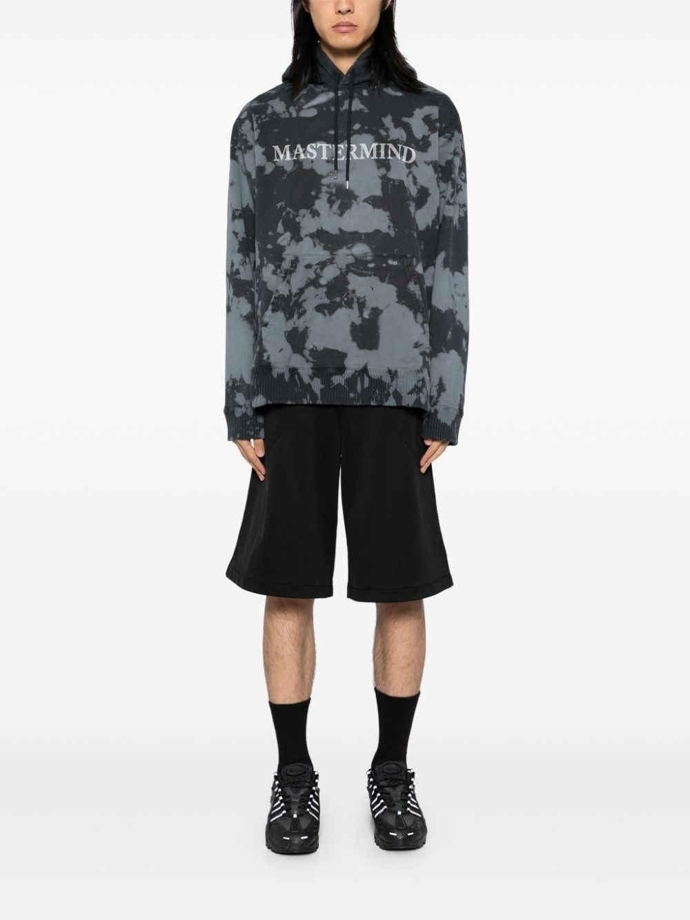 logo print hoodie - 2