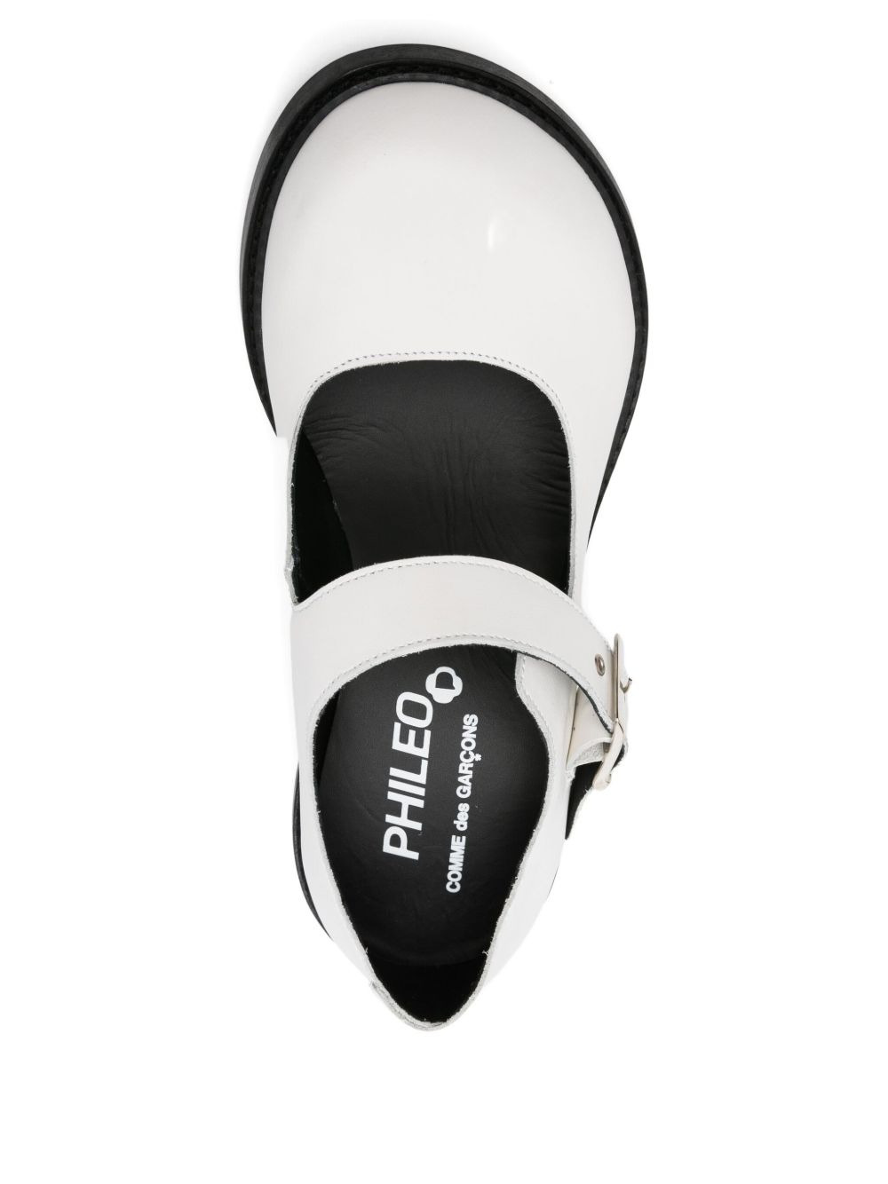 x Phileo 75mm leather pumps - 4