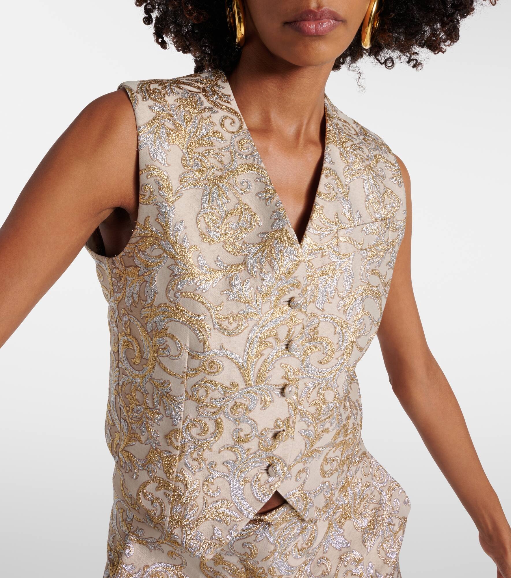 Brocade vest - 5