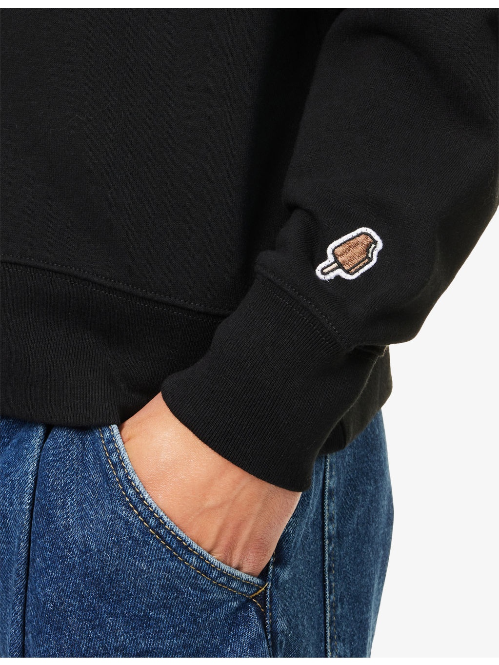 Cone Crewneck Cotton-Jersey Sweatshirt - 5