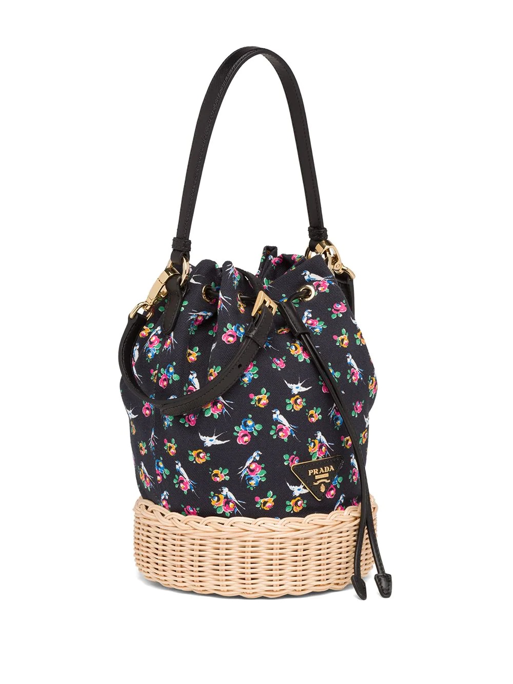 Prada Plage wicker bucket bag - 6