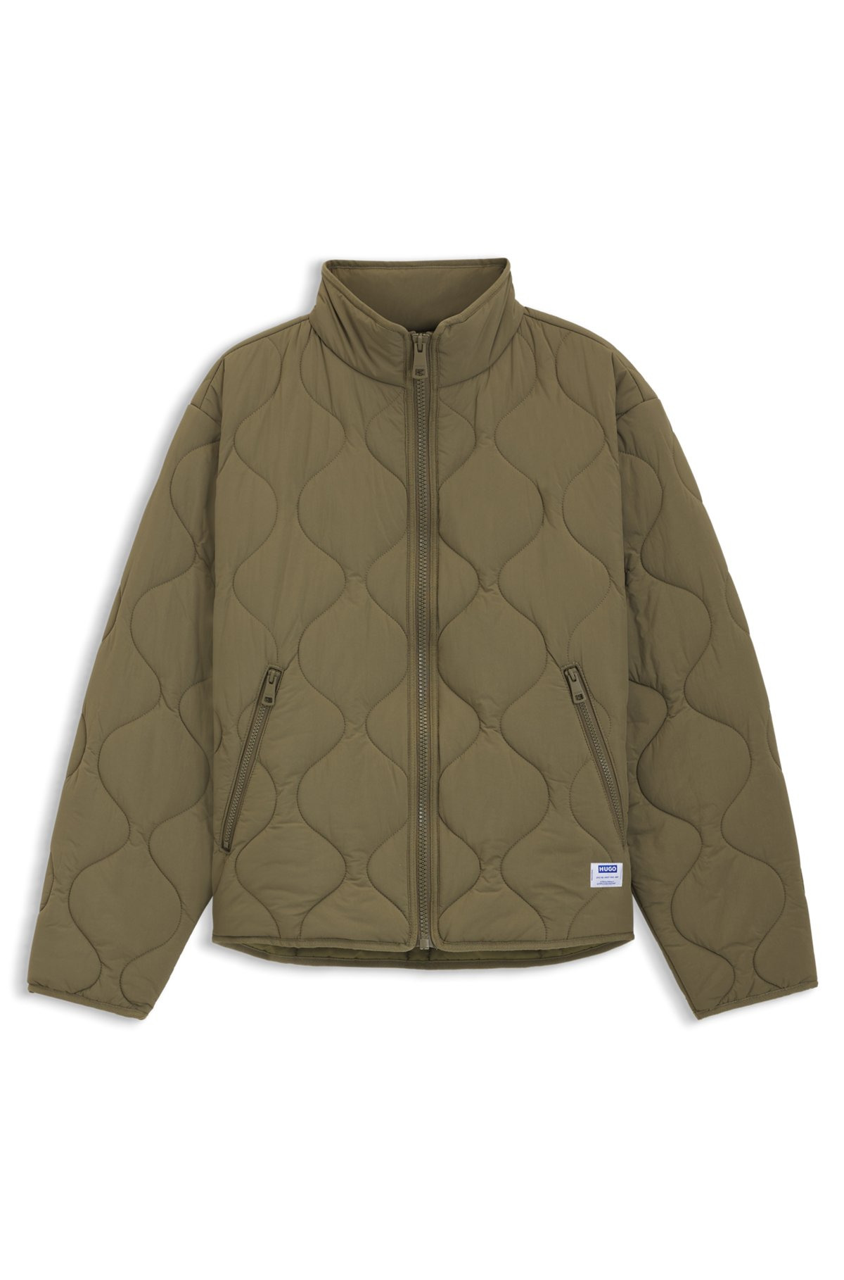 WATER-REPELLENT JACKET WITH ONION QUILTING - 1