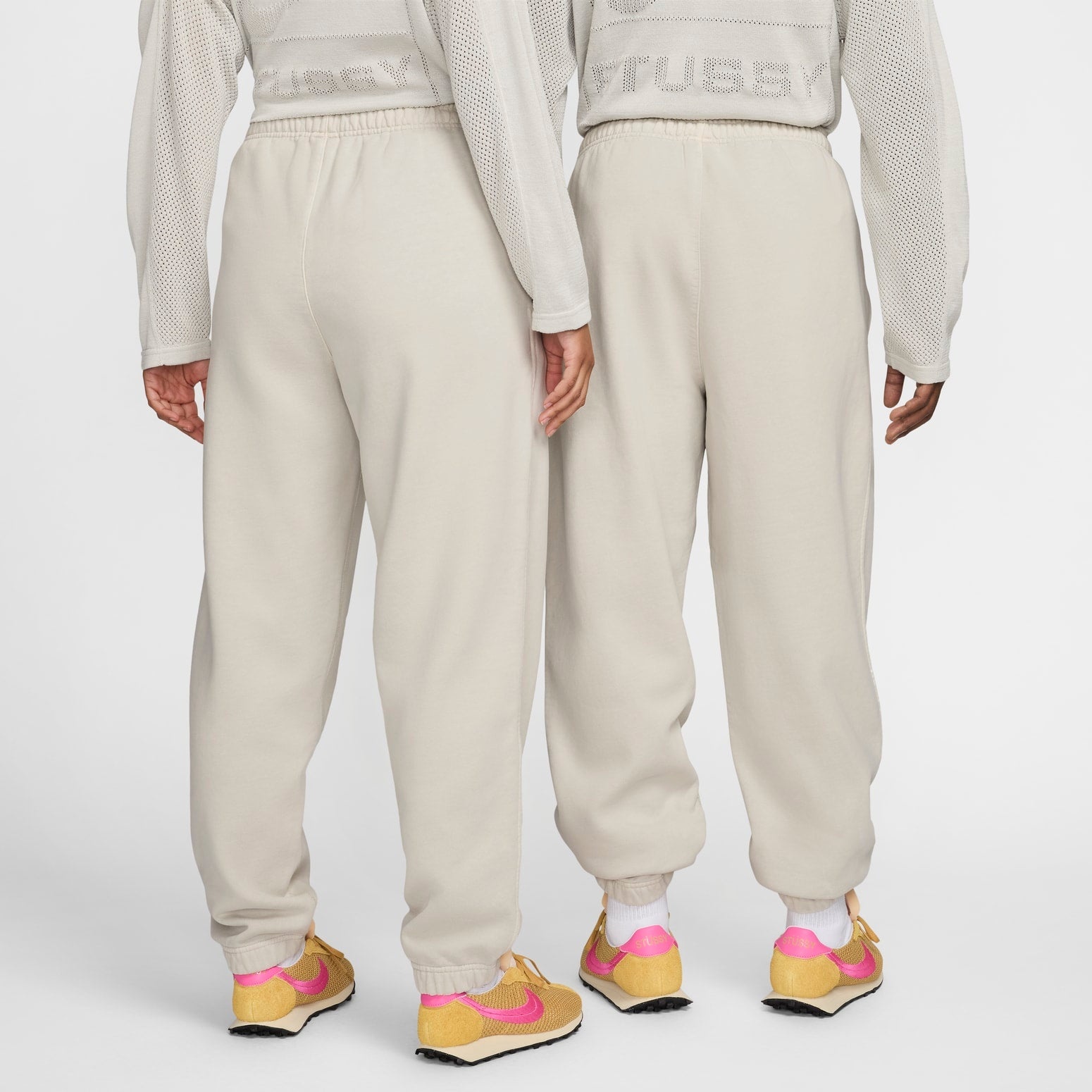 Stussy Light Bone Nike Sweatpants Stussy X Nike Washed Fleece Pant