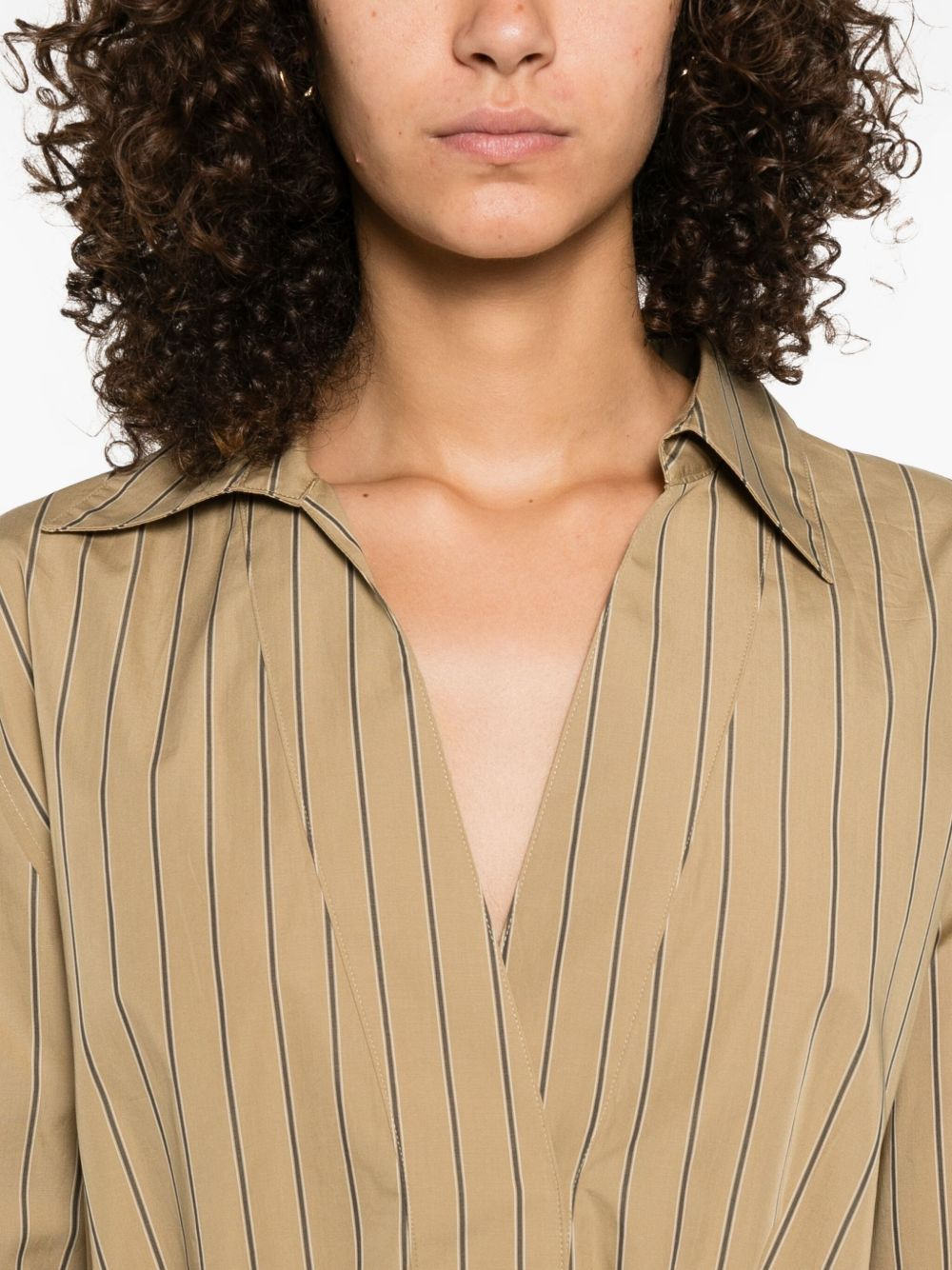 pinstripe cotton tunic - 5