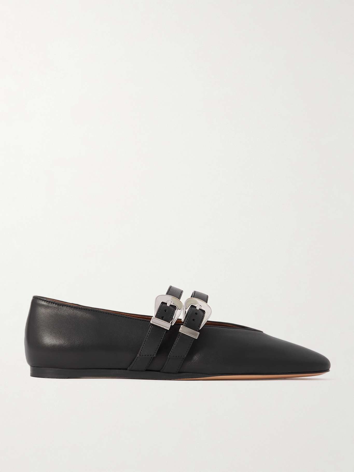 Claudia leather Mary-Jane ballet flats - 1