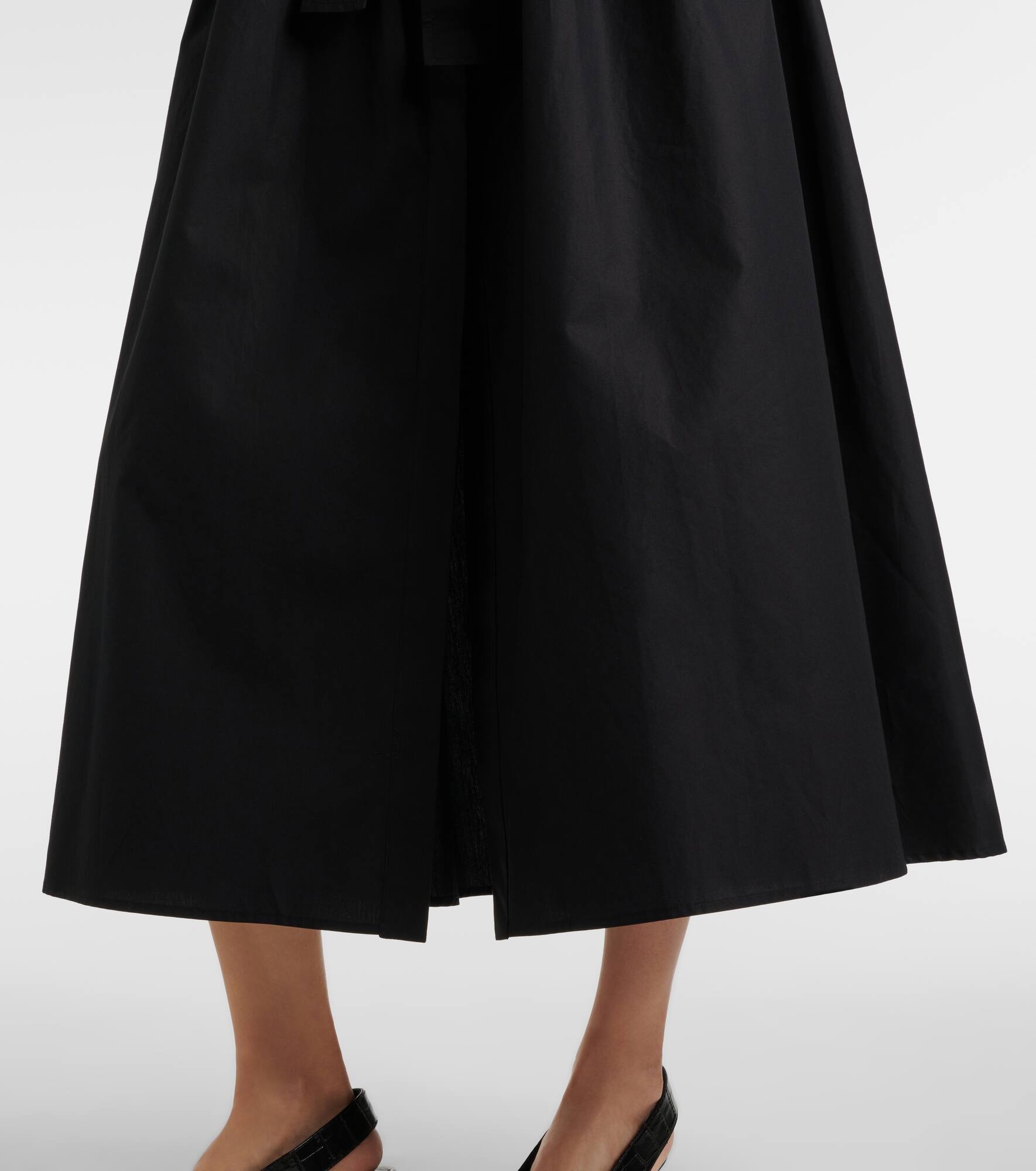 Agoraio pleated cotton shirt dress - 6