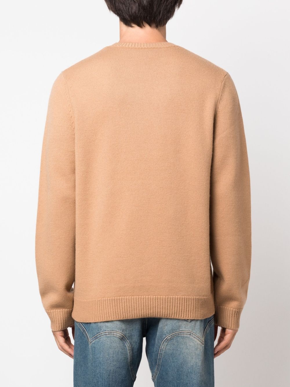 Edward logo-intarsia wool jumper - 4