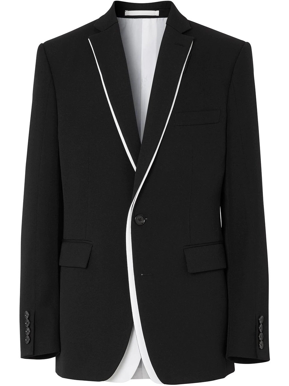 double-front detail blazer - 1