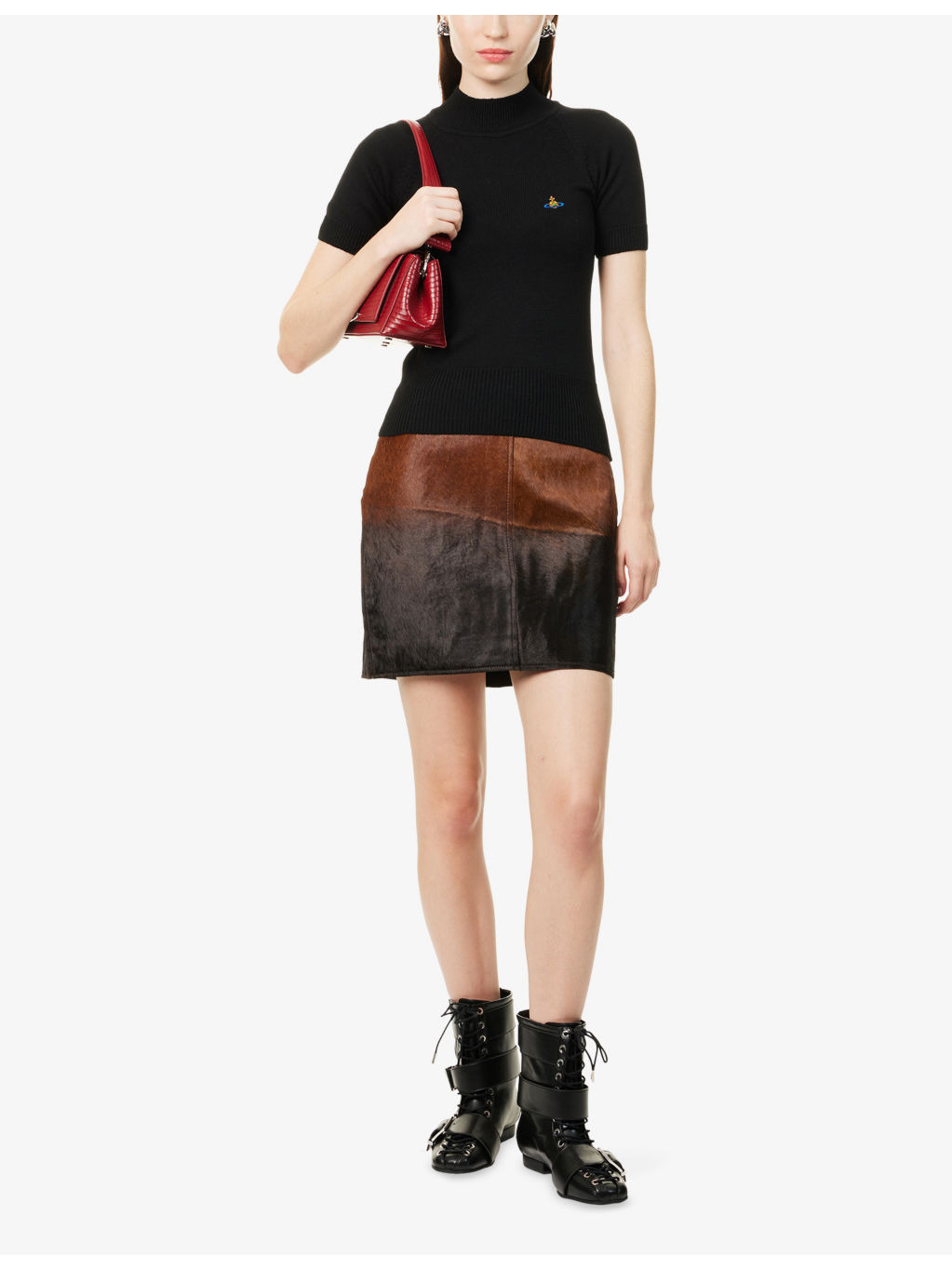 Bea high-neck wool top - 2